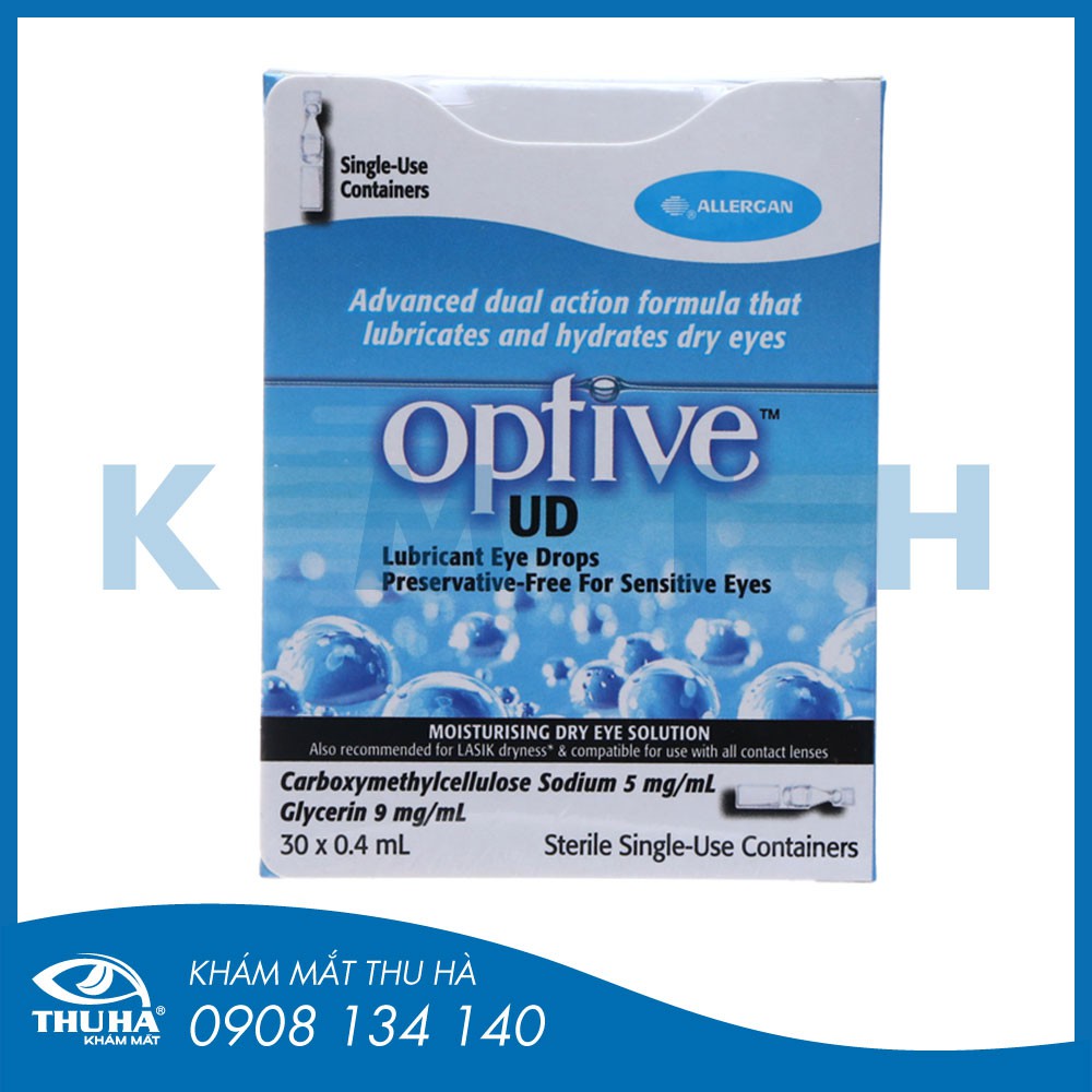 Dung dịch nhỏ mắt Optive UD 0.4ml (Hộp 30 ống)