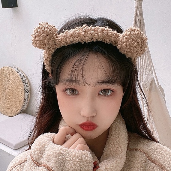 Băng đô thời trang vải lông phong cách Hàn Quốc đáng yêu dành cho nữ