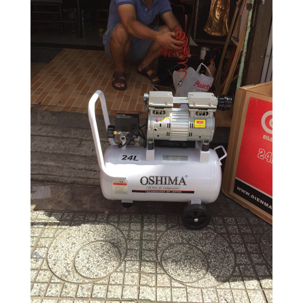 MÁY NÉN KHÍ KHÔNG DẦU OSHIMA 24L