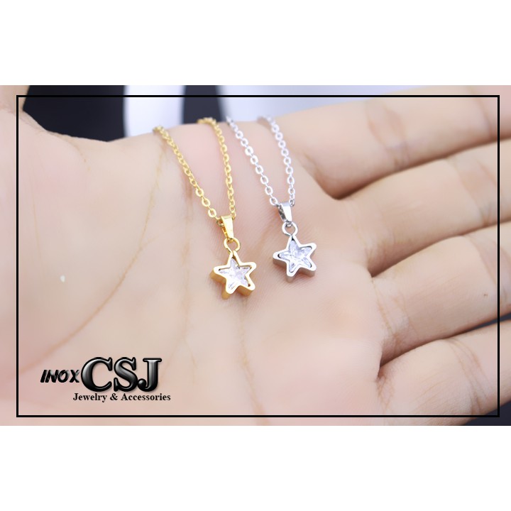 Dây chuyền Ngôi Sao xinh (có 2 màu: trắng và vàng)