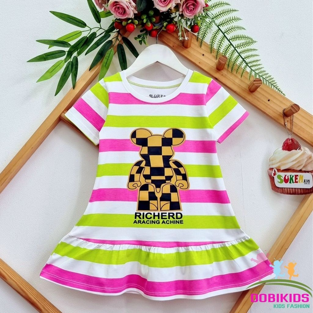 Váy bé gái cotton đuôi cá siêu dễ thương vải đẹp xịn cho bé 10-35kg