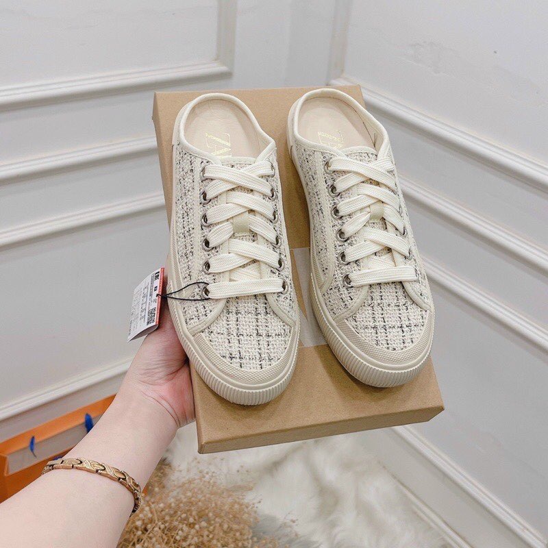 Sục thể thao Zara dạ kim tuyến