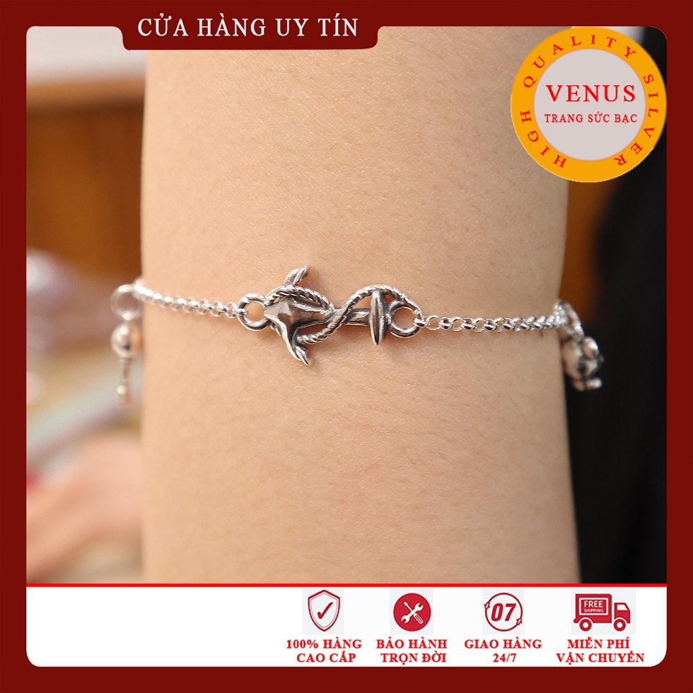 Lắc tay bạc thái thiết kế- Mã sản phẩm VENUSV28