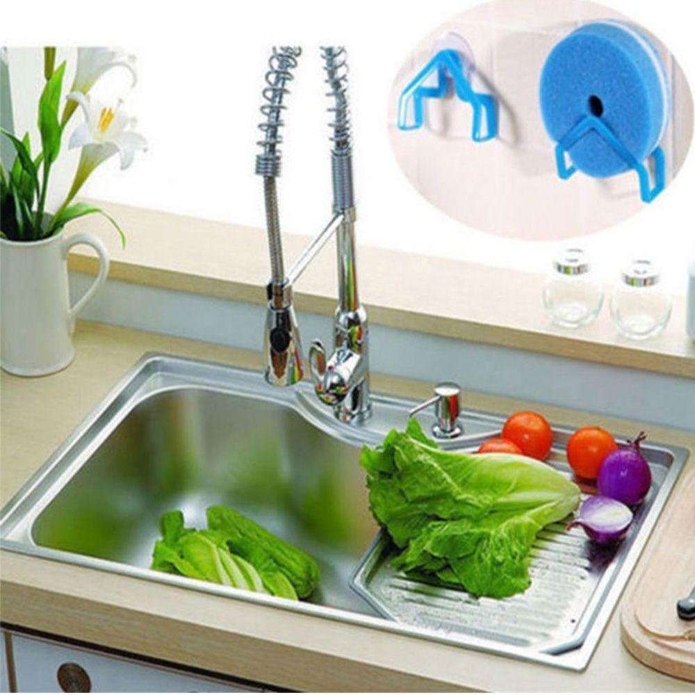 2 Giá Đỡ Bọt Biển Rửa Chén Không Gấp Tiện Dụng