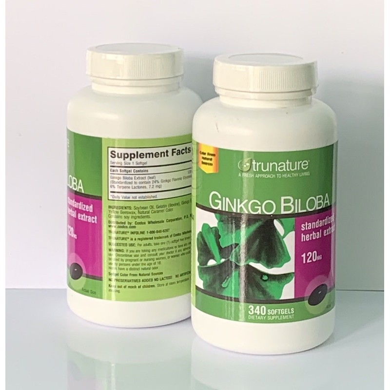 Viên Uống Bổ Não GINKGO BILOBA 340 Viên Của Mỹ