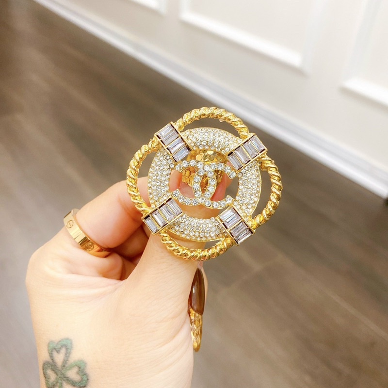 tang cài áo đính đá ghim cài full đá