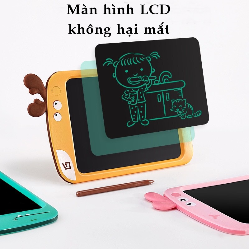 Bảng Vẽ Điện Tử YisBro LCD 8,5'' /10,5'' Mẫu Hoạt Hình Cho Bé DC235
