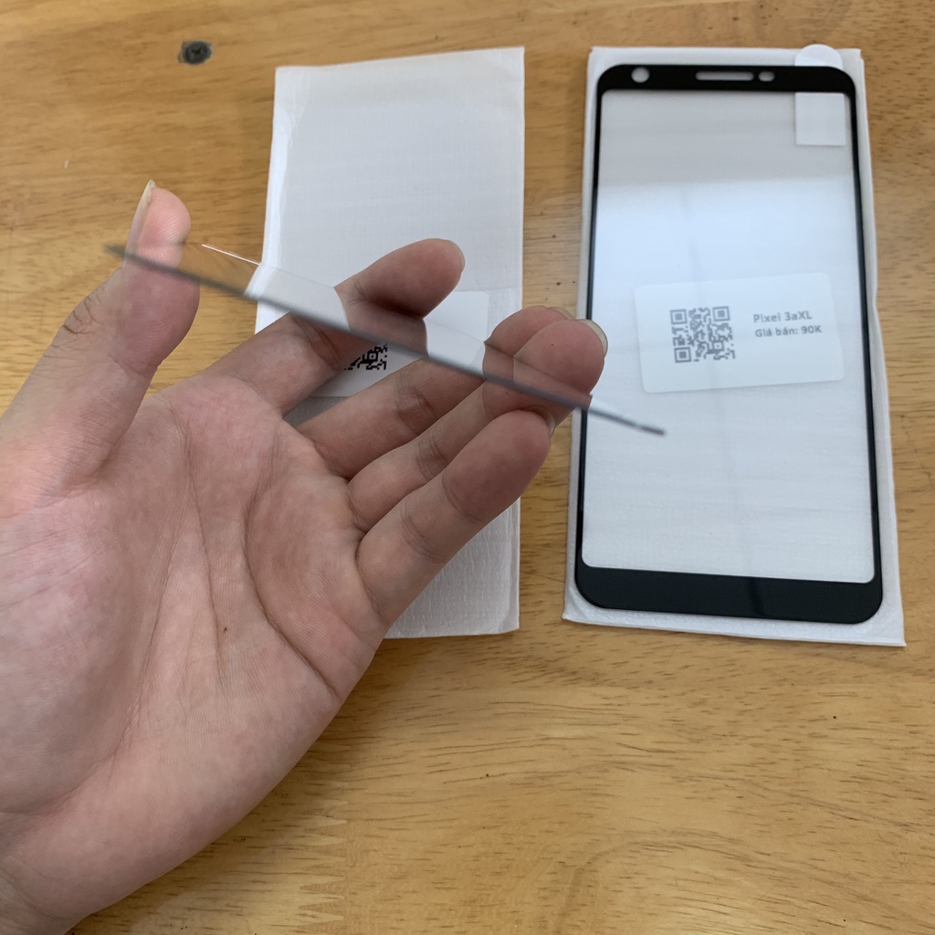 Kính Cường Lực Google Pixel 3 3XL 3a 3aXL Full Màn Viền Đen Cao Cấp