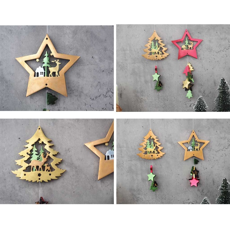 Khuôn Làm Ngôi Sao Năm Cánh Trang Trí Cây Thông Noel