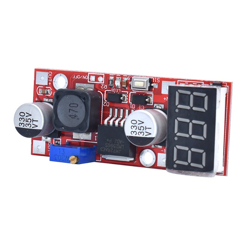 Mô Đun Hạ Áp DC-DC 4.5-28V Xuống 1.3-25V 3A Với Ống Dẫn LM2596