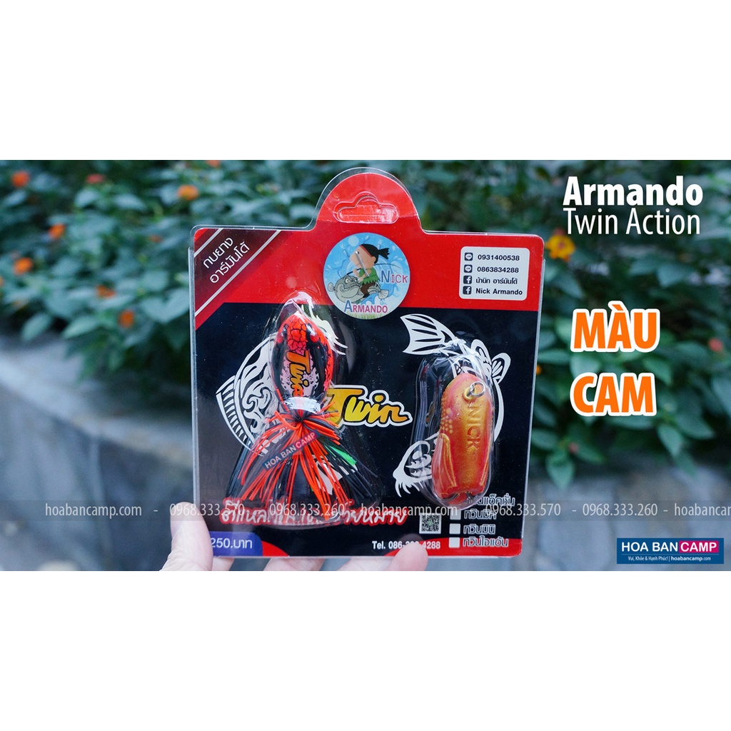 Mồi Nhái Armando Twin Action | 7g – 7.5g