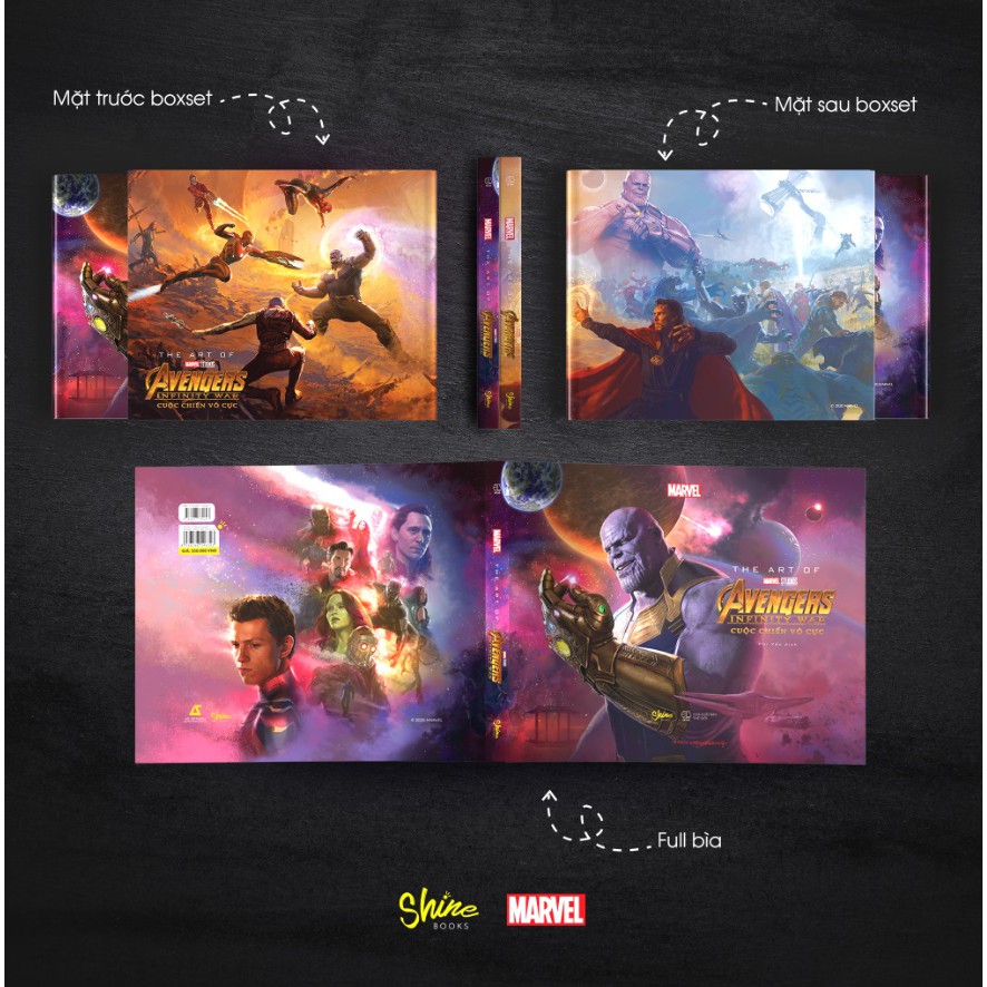 Sách - The Art Of Marvel Studios Avengers Infinity War (Cuộc Chiến Vô Cực) - Bản đặc biệt số lượng có hạn