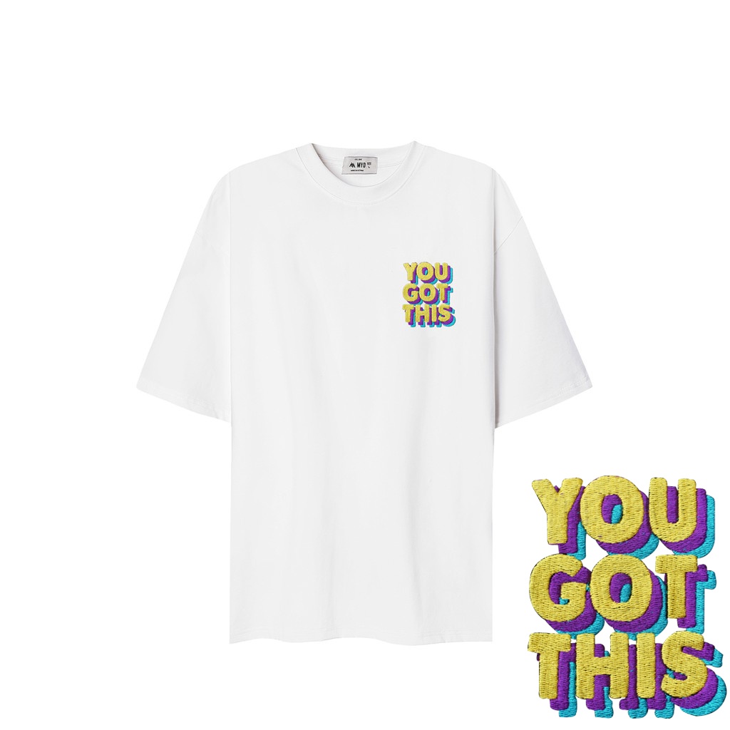 Áo Thun Nam Cổ Tròn MYO Vải Cotton Thêu Yougotthis