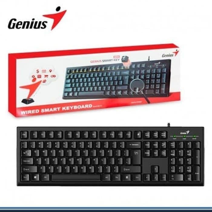 Bàn Phím Bluetooth Không Dây Thông Minh Genius KB100 KB-100 Màu Đen KB 100