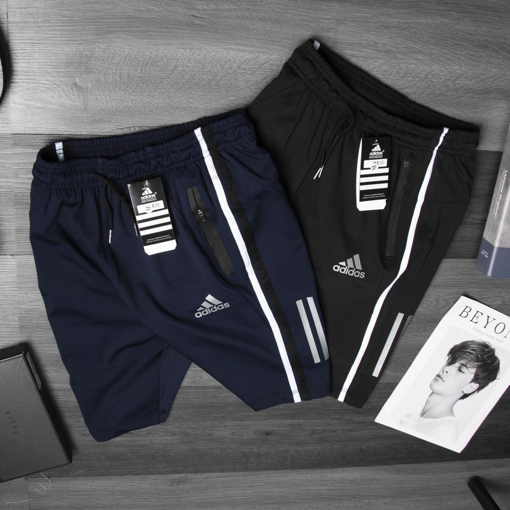 Quần short nam, quần đùi nam thể thao logo in có túi khóa kéo tiện lợi Kenstore194 QS63 | BigBuy360 - bigbuy360.vn