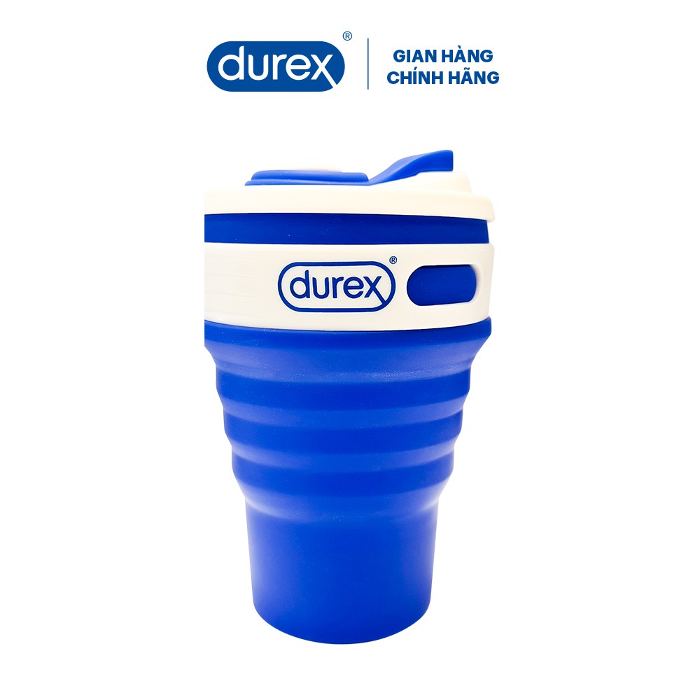 Quà tặng độc quyền Durex – Cốc nước silicon gấp gọn tiện dụng 350ml