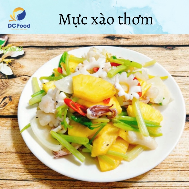Mực Ống 38-40con/kg, vỉ 500g. Hàng tươi sống được cấp đông -18 độ.