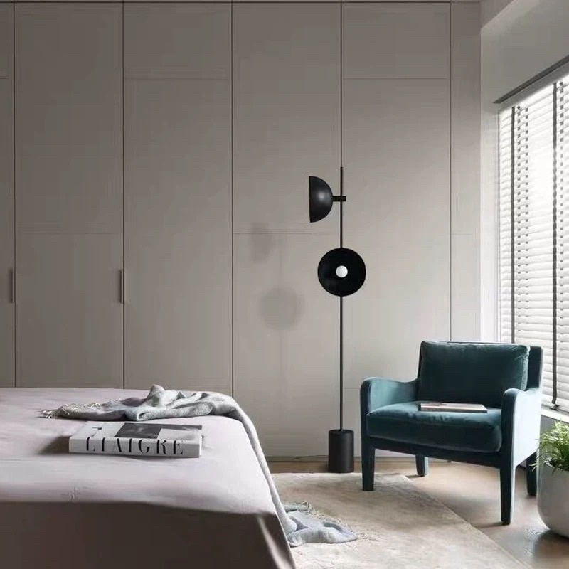 Đèn sàn đứng Meliora Floor Lamp trang trí phòng khách, studio phong cách Bắc Âu