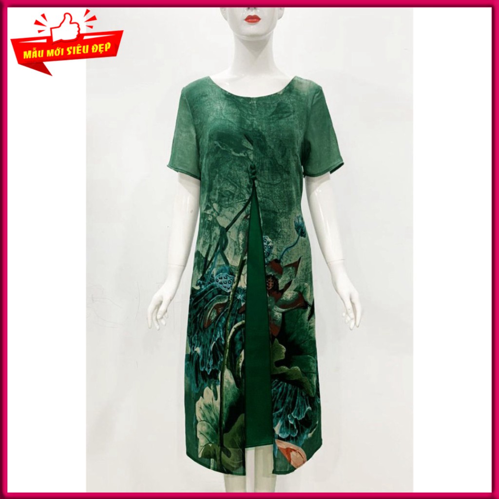 SHOP ĐẦM BIGSIZE - Đầm cho người lớn tuổi, đầm trung niên sang trọng, thời trang U50 U60 - ĐẦM BIGSIZE 3270 3288 3