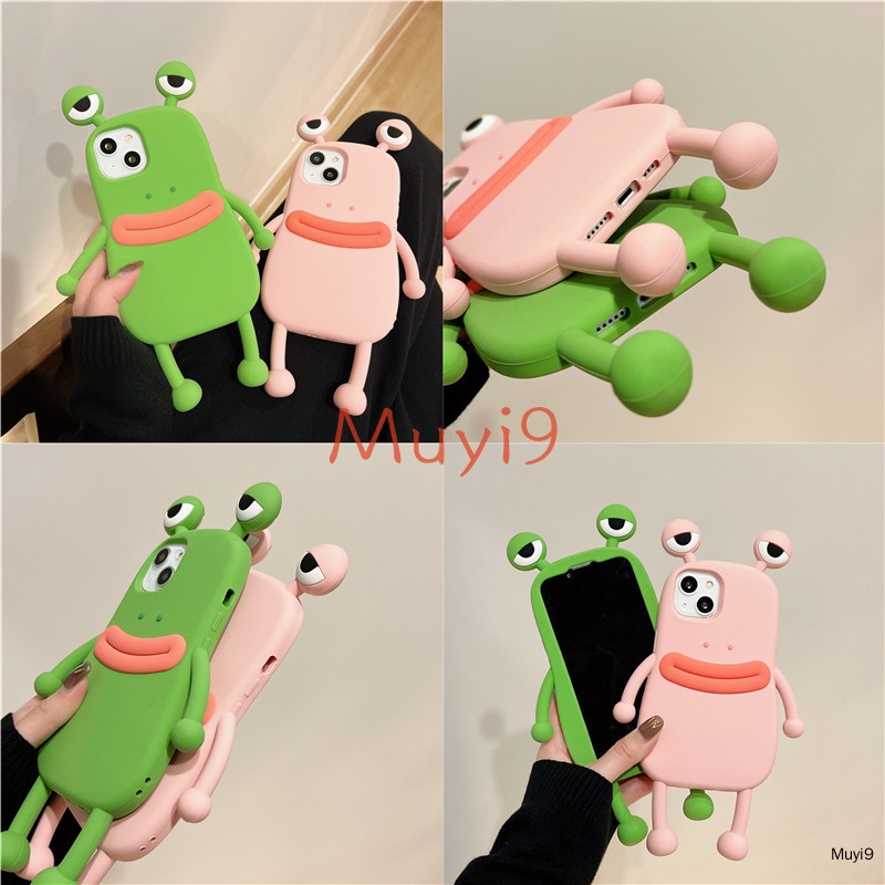 Ốp Máy Tính Bảng Chống Rơi Hình Ếch Ngộ Nghĩnh Cho IPad2021 10.2 Mini6 Air1 / Air2 Air4 / 5 Ipad9th mini4 / 5