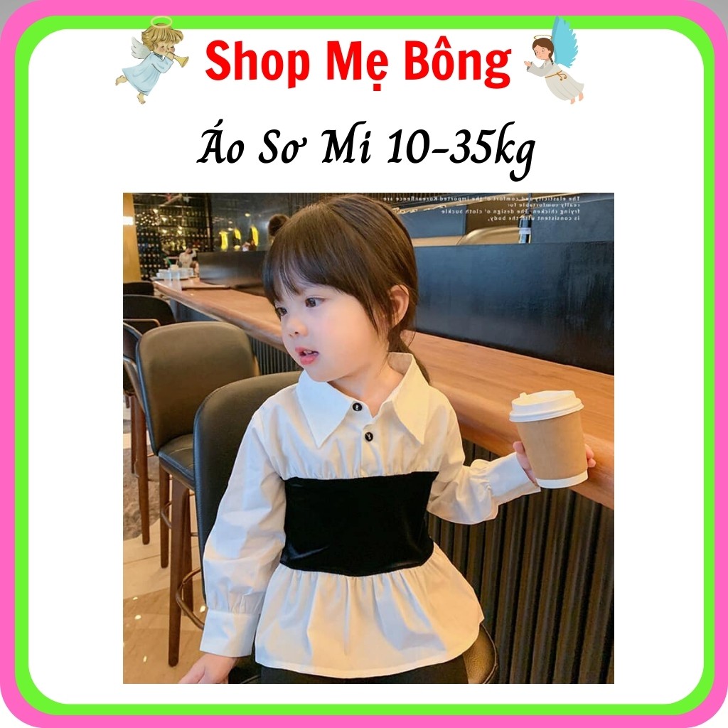 Áo Sơ Mi Bé Gái 10-35kg Shop Mẹ Bông Nữ Tính Dịu Dàng