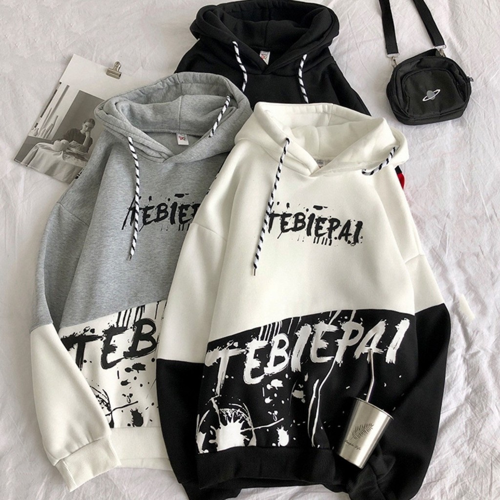 ÁO HOODIE unisex phối in TEBIEPAI | BigBuy360 - bigbuy360.vn