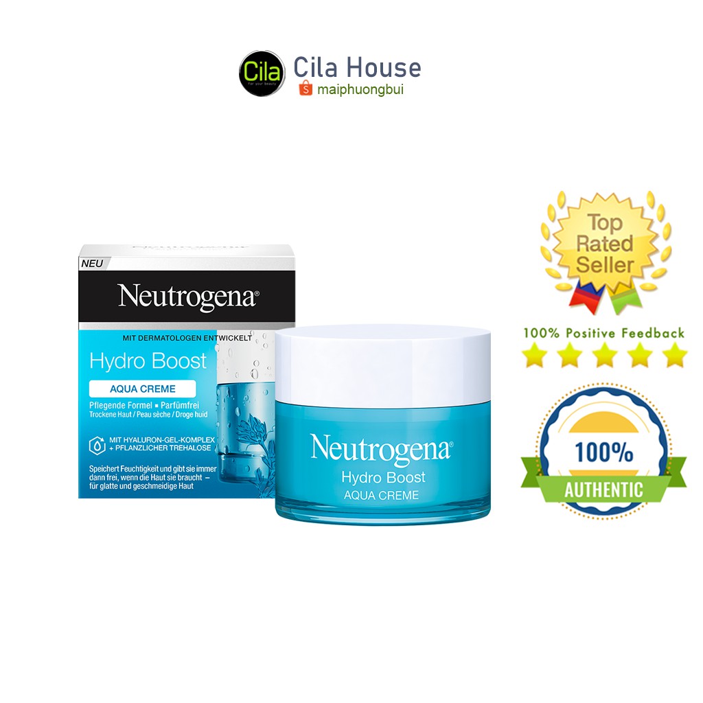 Kem dưỡng Neutrogena Water Gel/ Aqua Gel - Gel Cream/ Aqua Cream - Cila House