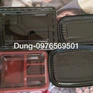 Hộp mika nắp trắng trong ht17 500gr