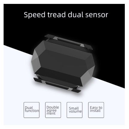 Cycplus Bike Speed Sensor 2 IN 1 Dual Sensor Speedometer ANT+ Bluetooth Waterproof 4.0 Wireless Bicycle Computer For iGPSPORT