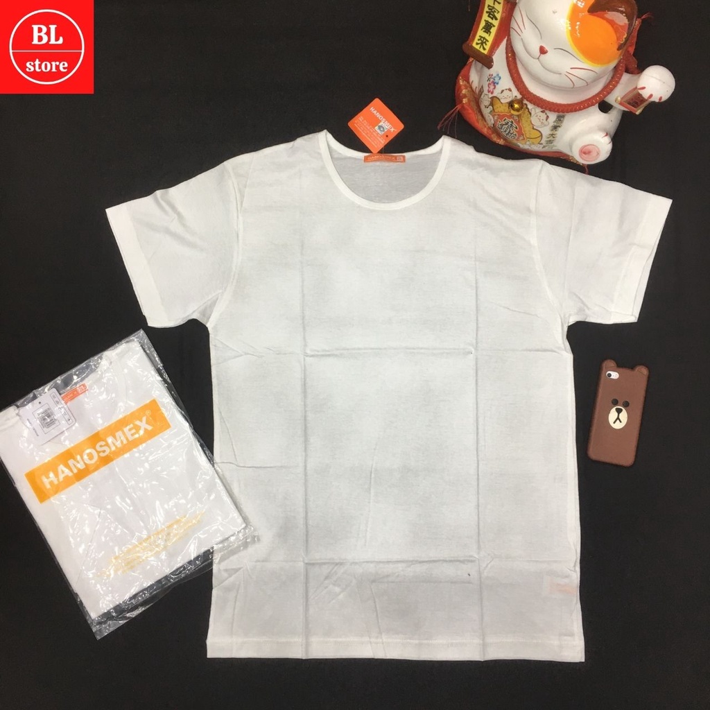 Áo thun lót cộc tay ba lỗ nam trung niên co giãn may ô và ngắn tay cotton, Áo đông xuân trung tuổi Hanoimex đẹp