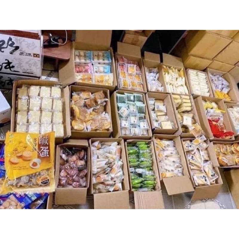 [Mua 1 Tặng 1] Bánh Mix Đài Loan Siêu Nhiều Vị Thơm Ngon 1 Kg Siêu Rẻ -Gbear_Shop