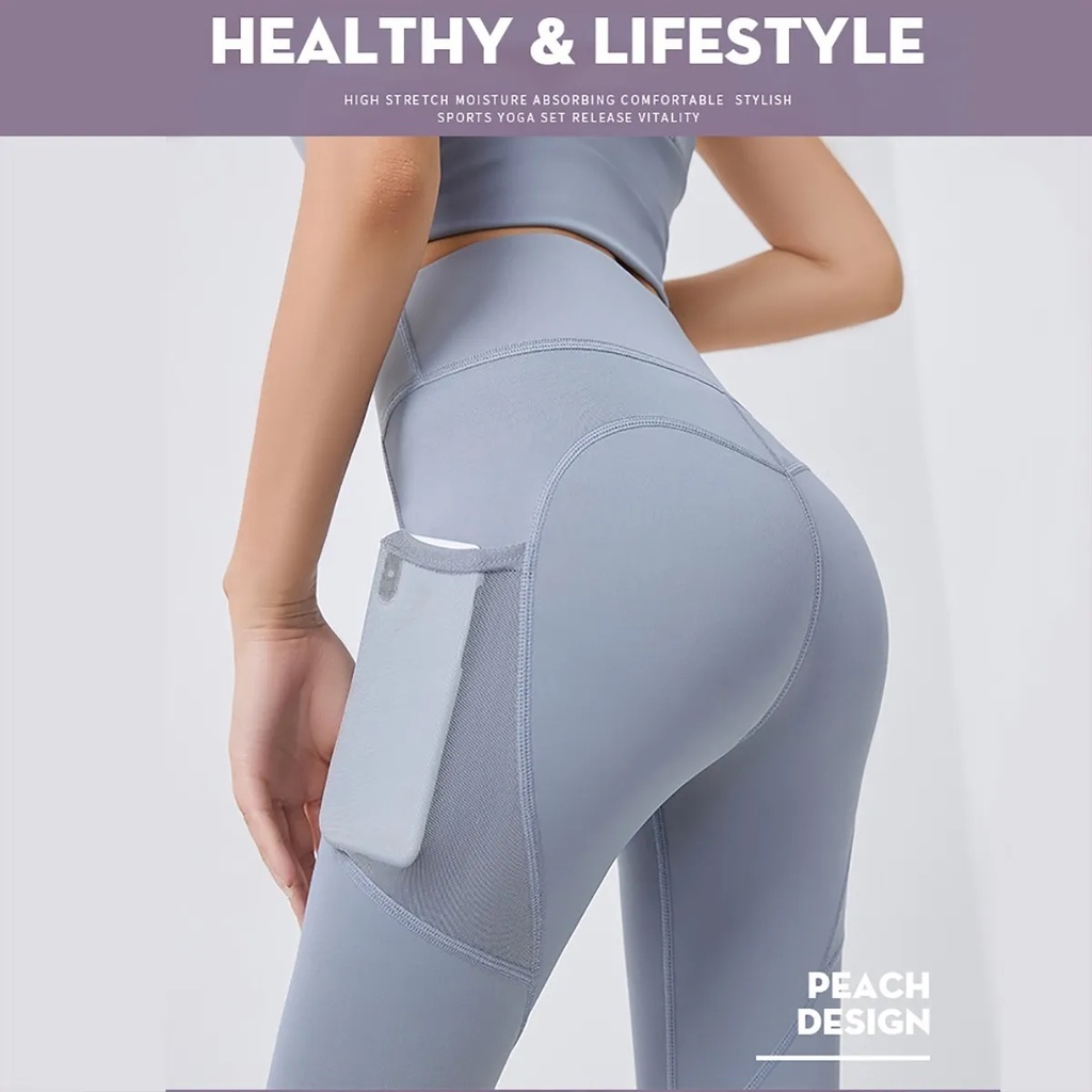 Quần Legging Thể Thao Có Túi Cho Nữ