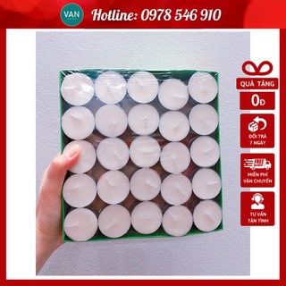 Nến tealight trắng - hộp 100 viên