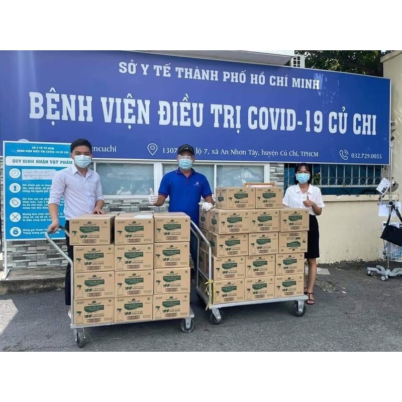 Cồn xịt diệt khuẩn Natuearth chiết xuất 100% thiên nhiên 3kg8 dòng can lớn Siêu tiết kiệm hàng chất lượng Nhật Bản