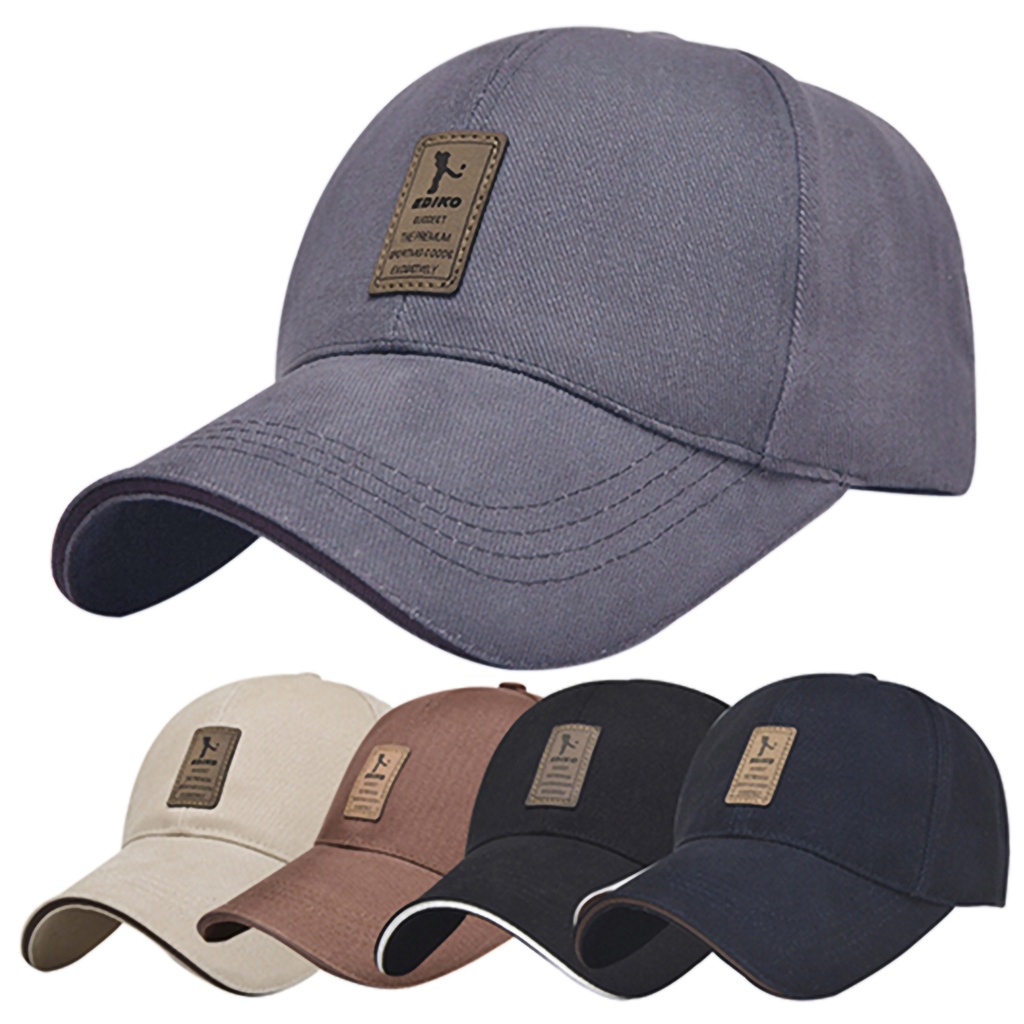 Mũ Lưỡi Trai Cotton Chống Tia UV Có Thể Điều Chỉnh Thời Trang Mùa Hè Cho Nam