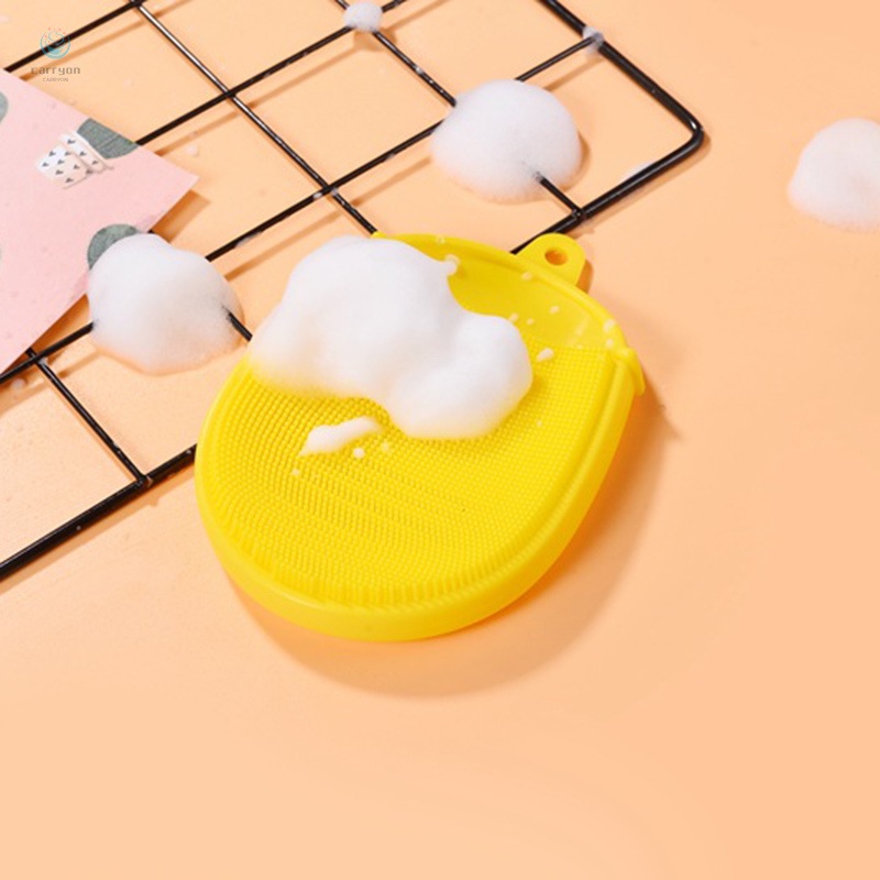 Bàn Chải Silicone Tẩy Tế Bào Chết Nhanh Khô Kháng Khuẩn Cho Bé