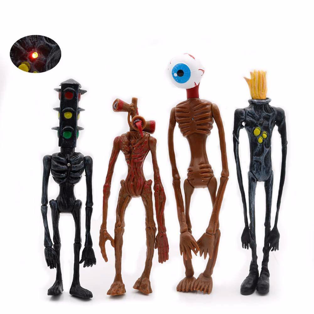 Set 4 Mô Hình Đầu Đèn Thần QUINTON Anime Bằng PVC Để Bàn Trang Trí Nhà Cửa