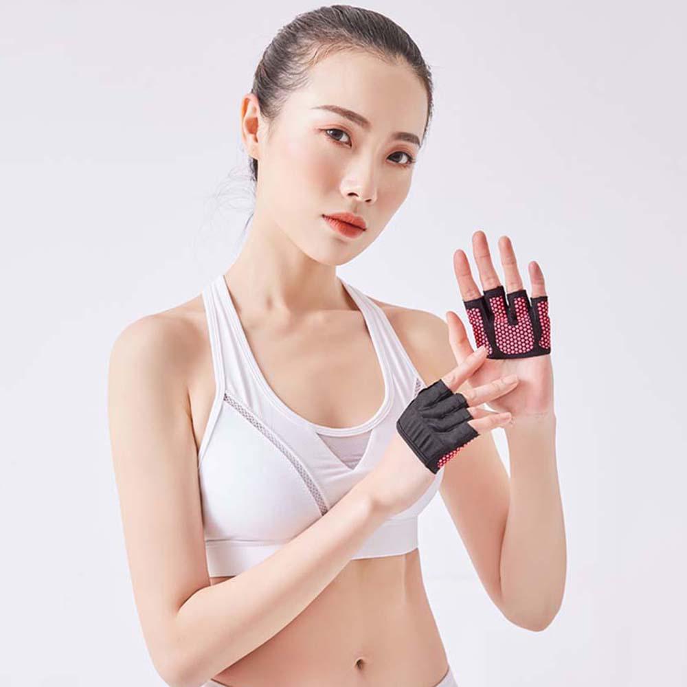 Găng Tay Chống Trượt Thoáng Khí Hỗ Trợ Nâng Tạ