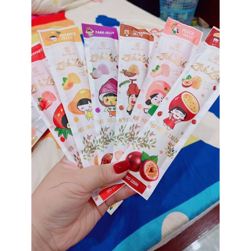 Kẹo thạch zai zai Đức Hạnh dài + vuông