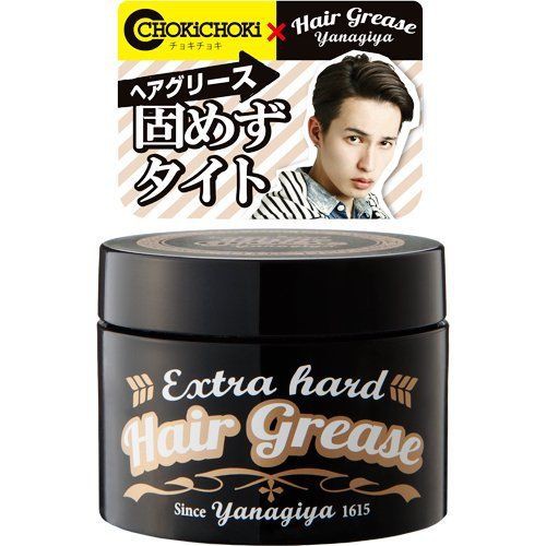 Wax &amp; Gel Vuốt Tóc Yanagiya 90g Loại Cứng, Siêu Giữ Nếp