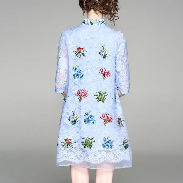 Đầm xuông cổ tàu | BigBuy360 - bigbuy360.vn