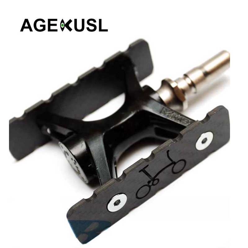 Set 4 Bàn Đạp Xe Đạp Brompton MKS Siêu Nhẹ 23.2g 30.4g