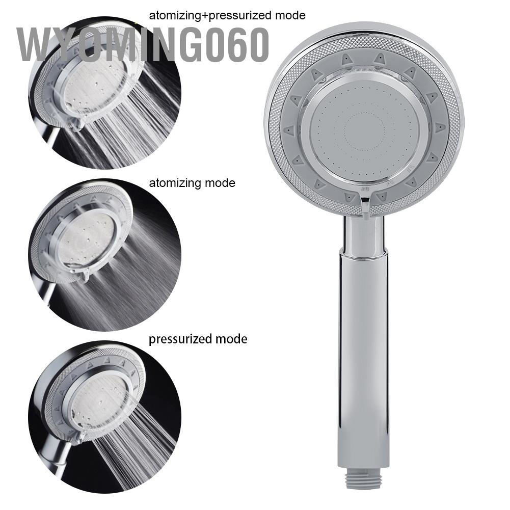 Wyoming060 Đầu vòi hoa sen cầm tay áp suất cao Trang chủ Phòng tắm Tiết kiệm nước Phu