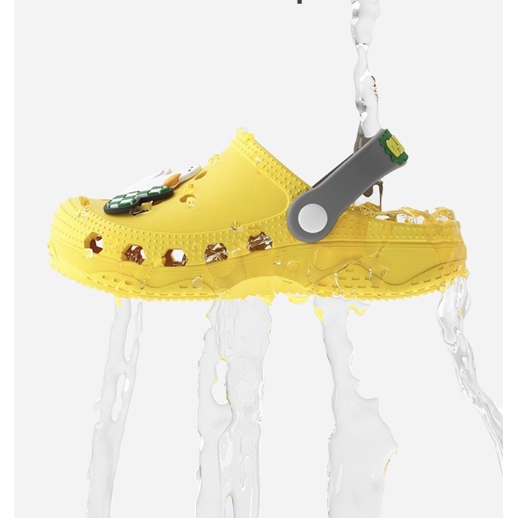 Dép cho bé Cheerful Mario chính hãng sục cross cho bé trai bé gái siêu nhẹ chống trơn trượt