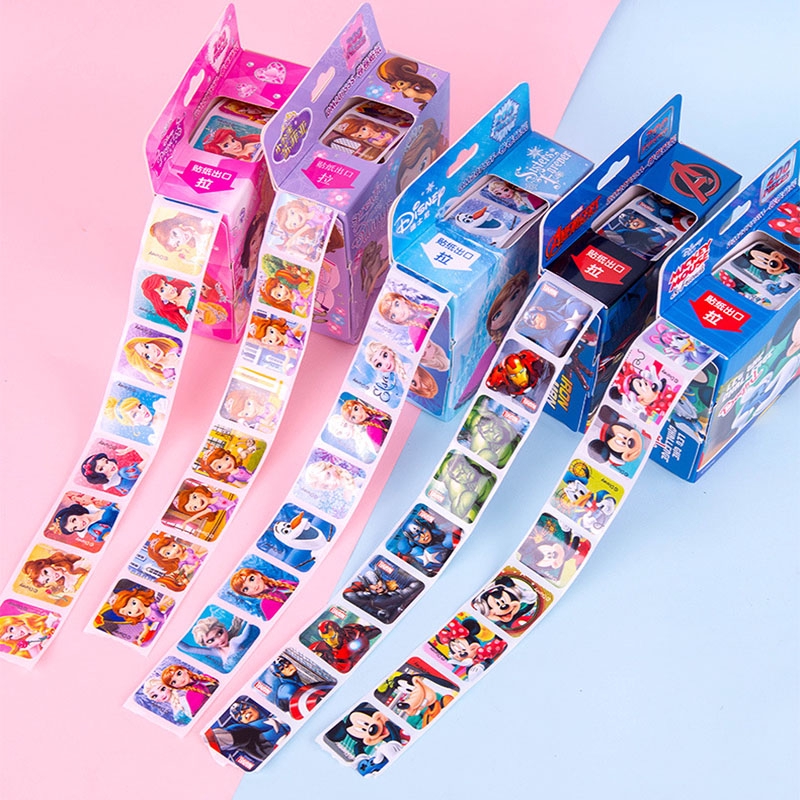 DISNEY Set 200 Miếng Dán Hình Công Chúa Elsa Phim Hoạt Hình Frozen Dành Cho Bé