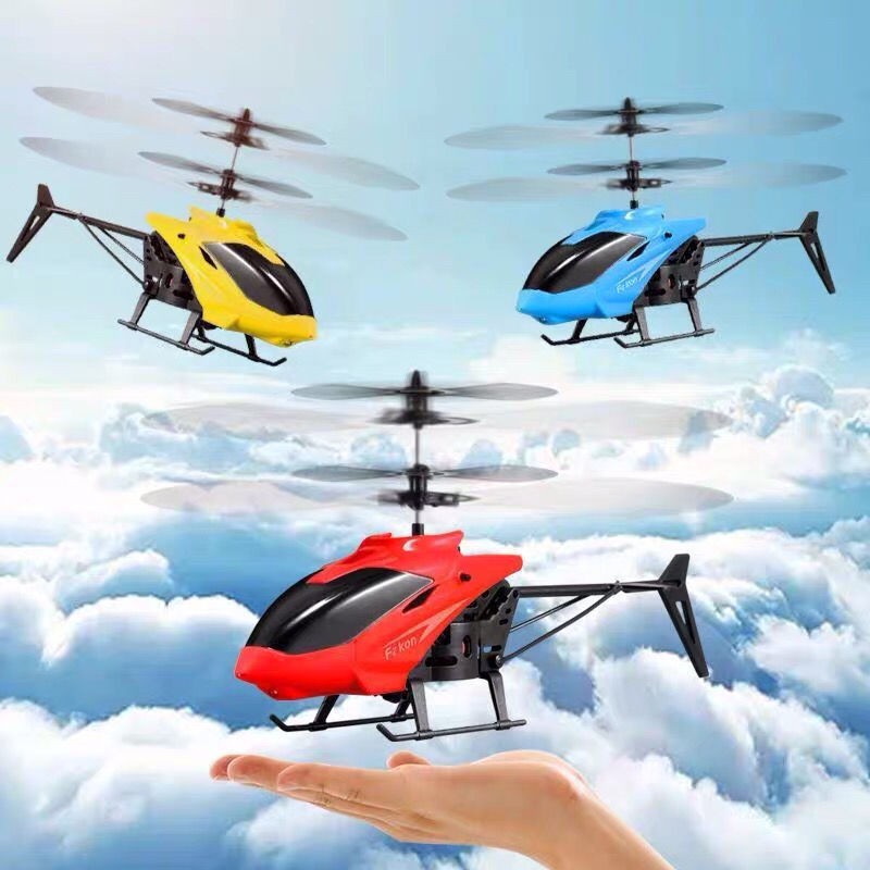 máy bay trực thăng điều khiển từ xa cảm ứng học sinh tiểu khả năng chống treo đồ chơi không người lái điện trẻ em có