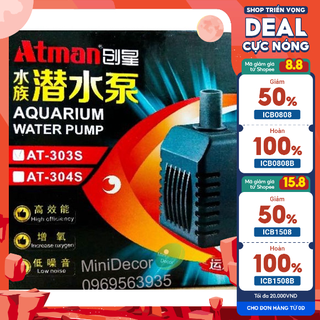 Bơm ATMAN AT-301S | 302S | 303S | 304S | 305S | 306S - Dòng bơm thế hệ mới mạnh mẽ, tiết kiệm điện