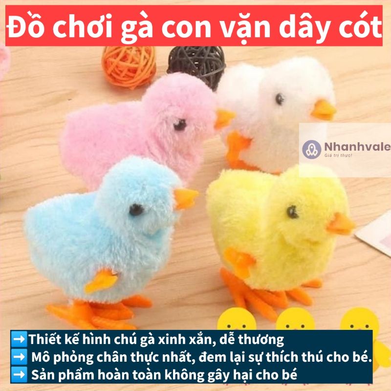 Đồ chơi gà con vặn dây cót, đồ chơi cho bé