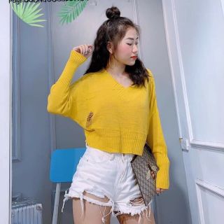 Len mỏng rách cá tính hàng QC . kèm video ảnh thật