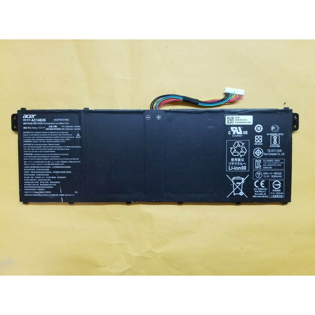 Pin Laptop Acer Aspire V3-371 E3-111 ES1-512 ES1-511 E5-771G Type AC14B8K AC14B3K